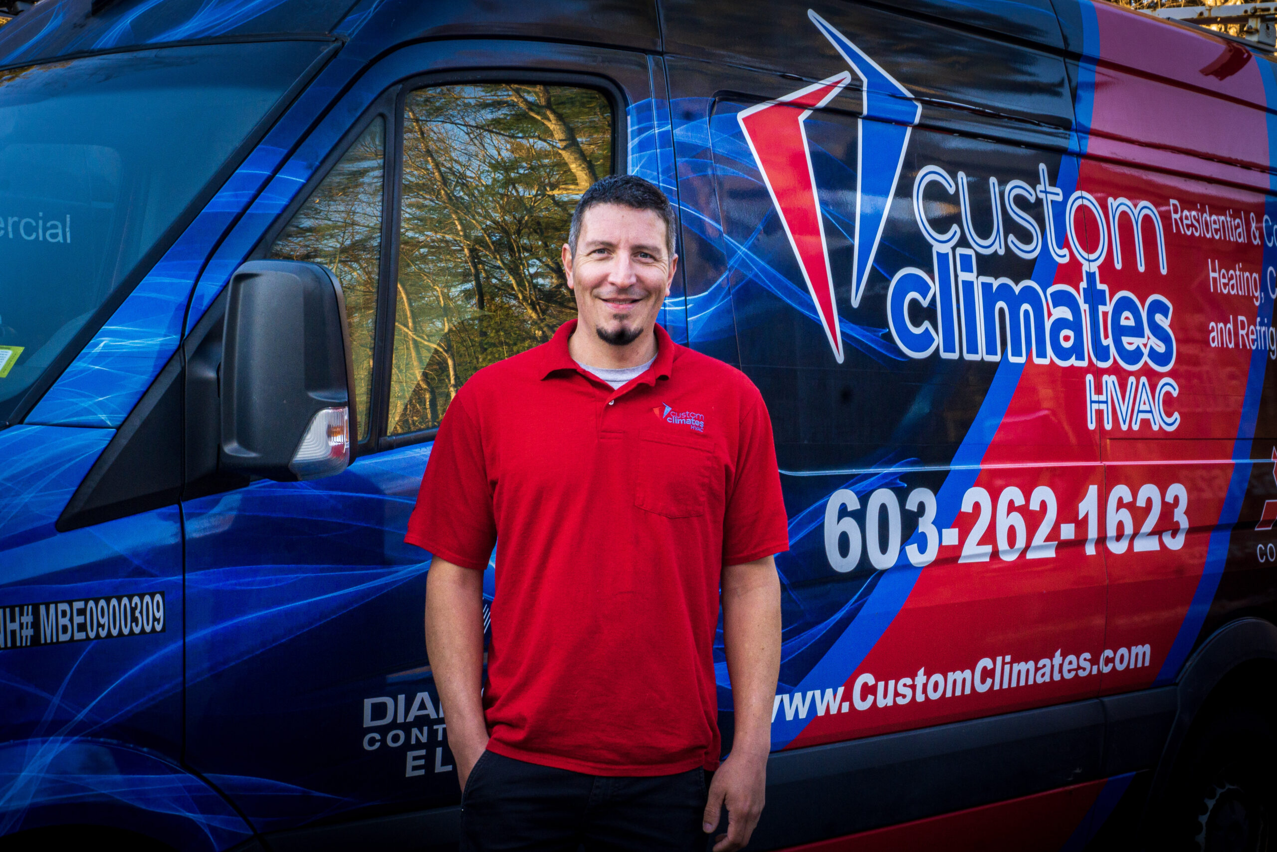 team member of custom climates