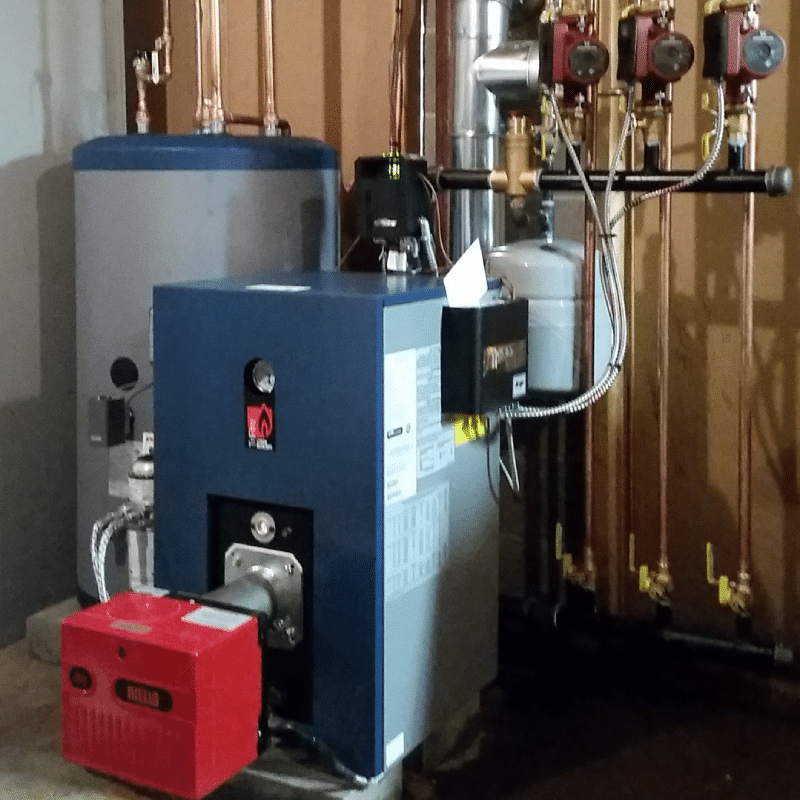 Boiler with Hot Water Heater
