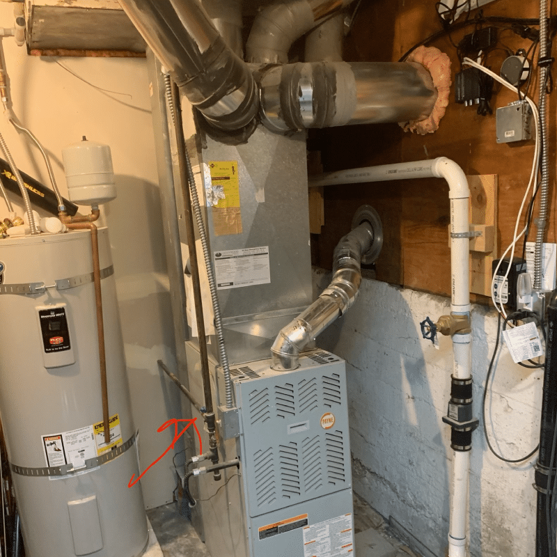 New Mitsubishi Hyper Heat Ducted Air Handler Furnace & Pump